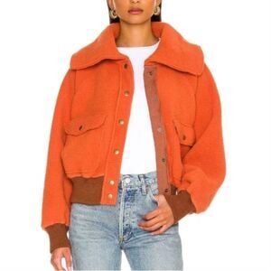 We The Free Shasta Snap-Up Fleece Bomber Jacket